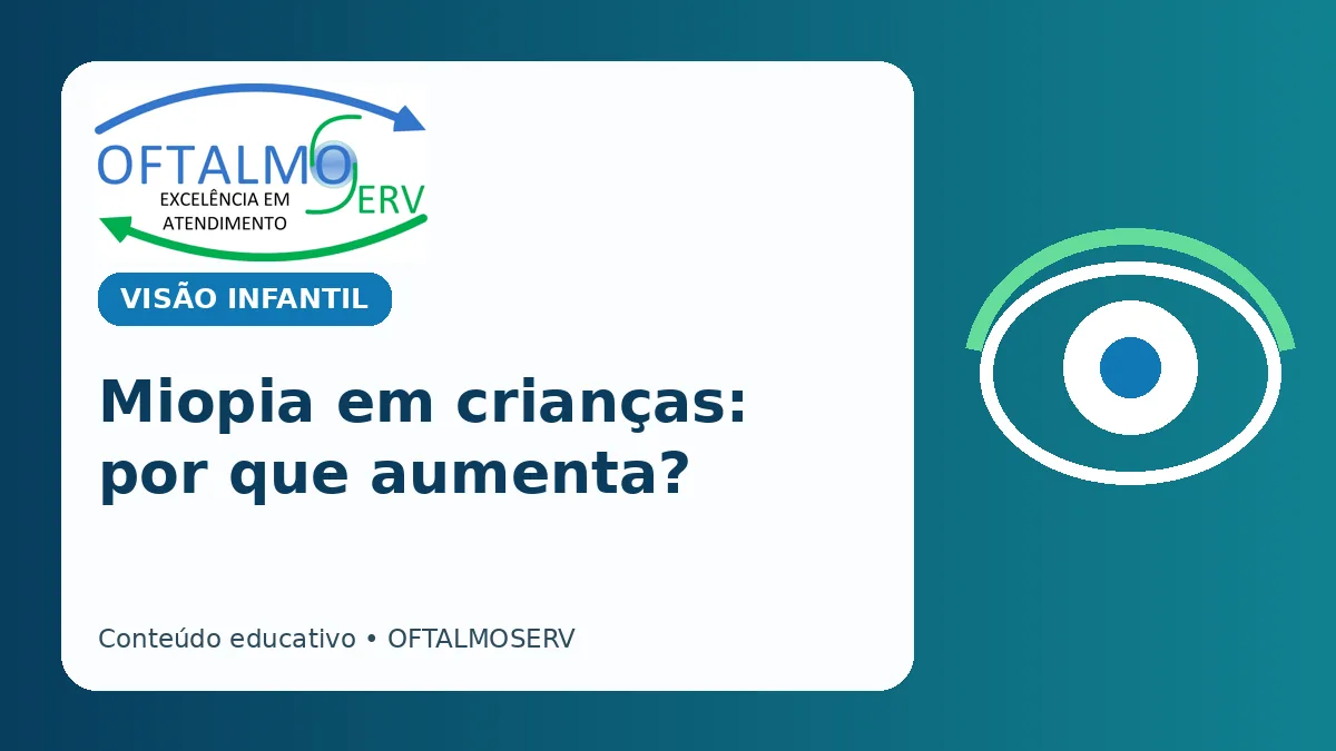 Miopia infantil: criança, visão de longe e acompanhamento